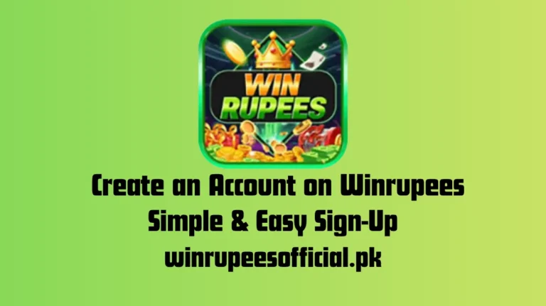 Register an Account on the WinRupees