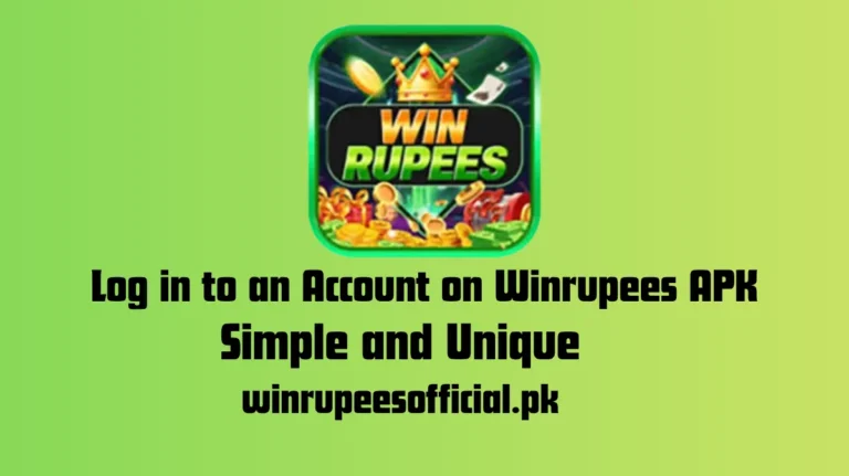 Log in to an Account on Winrupees